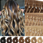 Micro Ring Hair Extensions Micro Beads Loop Tip Real Human Hair Highlight AAAAAA