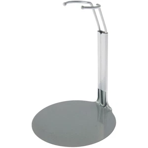 Plymor DSP-4125S supporto per bambole argento, adatto per bambole/action figure a vita sottile 7" - 9" - Foto 1 di 7
