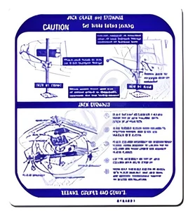 GTO LEMANS TEMPEST JACK 1968 CALCOMANÍA DE INSTRUCCIONES - Imagen 1 de 1
