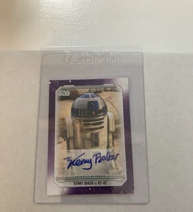 2019 Topps Star Wars Skywalker Saga R2-D2 Auto Purple /5 - Picture 1 of 2