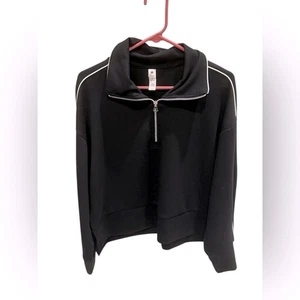Yogalicious SCUBA ELITE 1/2 ZIP PULLOVER nero taglia media nuovo con etichetta - Foto 1 di 5