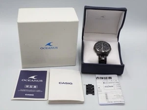 Men’s Casio Oceanus Titanium Black JDM Watch - OCW-M700. USA Seller - Picture 1 of 6