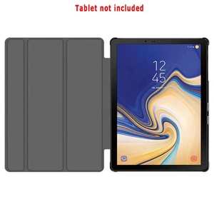 Funda inteligente de cuero PU duradera con soporte para Samsung Galaxy Tab S4 10,5" SM-T837V - Imagen 1 de 4
