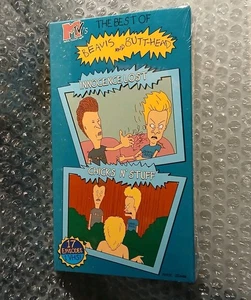 New! Sealed! Beavis & Butthead MTV VHS 17 Episodes Innocence Lost Chicks N Stuff - Picture 1 of 4