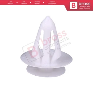 10X Universal Door Trim Panel Retainer Clips, White for Opel Ford GM Audi - Picture 1 of 3