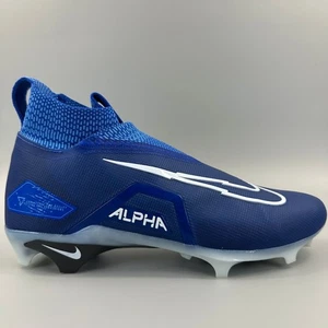 Nike Alpha Menace Elite 3 Football Cleats Men Size 11.5 Blue CT6648-414 NEW - Picture 1 of 6