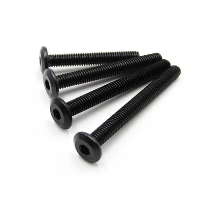M3 M4 M5 M6 M8 Black Steel Furniture Connector Bolts Hex FLAT HEAD Allen Screws - image 1 of 4