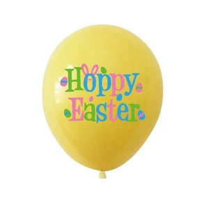 10pcs Happy Easter 12" Latex Balloon for Festive Spring Celebrations - Picture 1 of 1