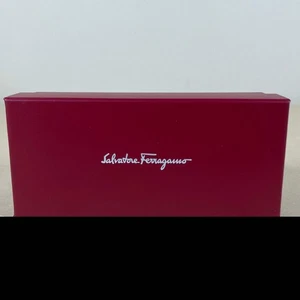 New SALVATORE FERRAGAMO Black Textured Sunglasses Case & Cleaning Cloth - Picture 1 of 4