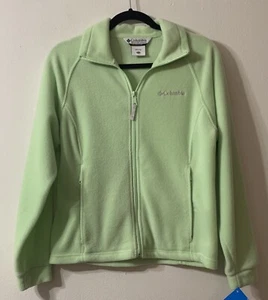 Columbia Girls’ Benton Springs™ Fleece Jacket Light Green Size 14/16 - Picture 1 of 12