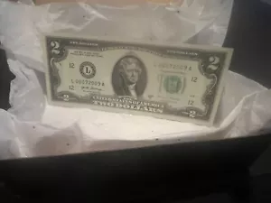 🍀$2 Bill 🎉BIRTHDAY NOTE🎉Uncirculated 🎉06-07-2009🎉 - Picture 1 of 3