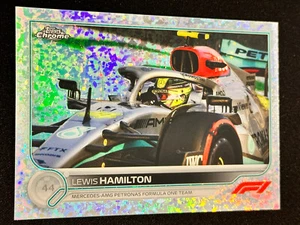 Lewis Hamilton 2022 Topps Chrome Formula One 7 Speckle Refractor /299 - Picture 1 of 2