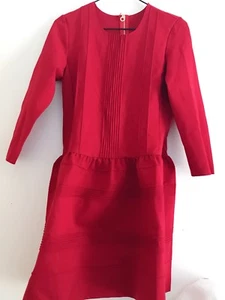 NEW Women Lady Gorgeous Tea Long sleeve Stretch Red Dress - Bild 1 von 10