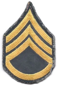 **UNITED US ARMEE STAFF SERGEANT PATCH ** GELB - Bild 1 von 1