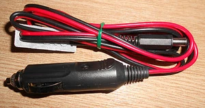 Kabel zasilający Yaesu FT290, FT790, FT690 z stopioną wtyczką 12V i markerem (LD105) - Zdjęcie 1 z 3