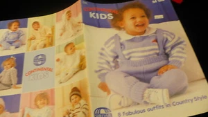 knit child outfits Sirdar Continental Kids M186 knit patterns 8 outfit - Bild 1 von 3