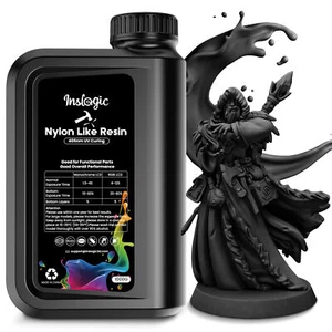 Inslogic Black Nylon Like Resin 1KG,3D Printer Resin For LCD DLP SLA 3D Printers - Zdjęcie 1 z 9