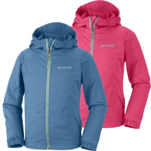 New Girls Columbia "Damen Lake" Lightweight Hooded Softshell Jacket - Picture 1 of 3