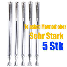 5 Stk Stark Magnet Teleskop Stabmagnet Magnetgreifer Magnetheber Düsenreiniger