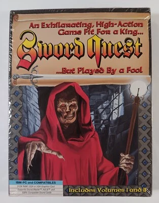 Sword Quest Volumes I & II FACTORY SEALED & MINTY IBM PC 3.5" GT Software 1993 - Image 1 of 4