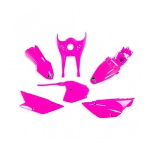 Set Plastic Fairings Kawasaki KLX 110 2010 - 2025 Fuchsia UFO - Picture 1 of 1
