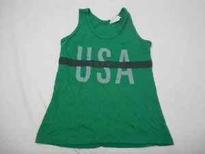 Vintage Esprit Womens Workout Top Green Round Neck Tank Top Sport Medium 80’s - Picture 1 of 8
