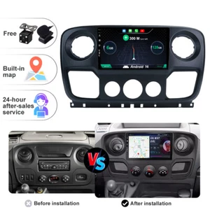 128G Android 14 autoradio GPS navigatore Per Renault Master/OPEL Movano/Nissan - Foto 1 di 12