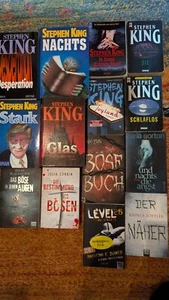 Stephen King 8 x und andere Schriftsteller von Horror Thriller 14 Bücher Paket - Bild 1 von 5