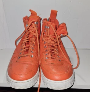Nike SF Air Force 1 Mid Team Orange 917753-800 Leder Turnschuhe Herren Größe 9,5 - Bild 1 von 17