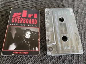 GIRL OVERBOARD WHO'LL STOP THE RAIN RARE AUSTRALIAN RELEASE CASSETTE SINGLE - Picture 1 of 2