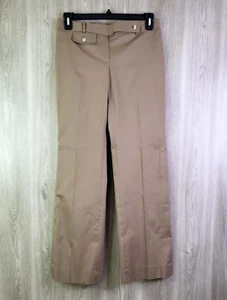Michael Kors Damen Hose Beige Größe 4 Gerades Bein Baumwollmischung - Bild 1 von 18