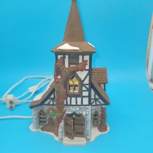 Dickens' Village Series 1992 "Old Michael Church" raro y retirado - sin caja - Imagen 1 de 6