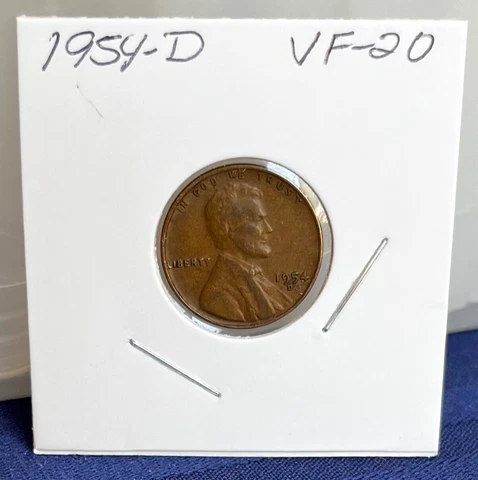 1954-D Lincoln Bronze Wheat Penny Cover