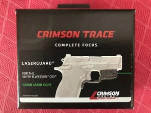 CRIMSON TRACE - LG-CSX Green LASERGUARD FOR SMITH & WESSON CSX & CSX-E - Picture 1 of 3