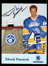Zdenek Travnicek Hedos Munich 1993-94 ice hockey original signed +A 228909