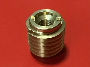 Threaded Insert for Wood EZ-LOK Brass 25pack #400 Series Internal Thread 10-32 - Picture 1 of 3