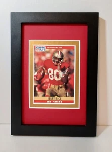 Jerry Rice San Francisco 49ers Framed Football Card Plaque 1990 Pro Set #295 - Picture 1 of 4