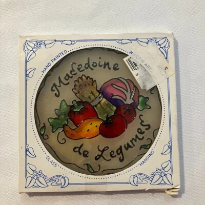 Legumbres vegetales Joan Baker pintadas a mano atrapasol vintage 2001 Foto 1 de 4