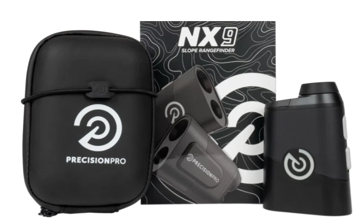 PRECISION PRO GOLF NX9 Slope Rangefinder and Case (Open Box) - BLACK EDITION