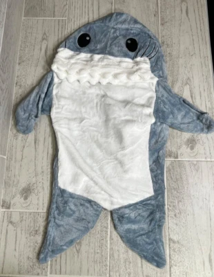 Disfraz de tiburón portátil para bebé/niño pequeño manta de tiburón pijama de tiburón Foto 1 de 3