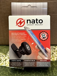 Nato Smart Mount, Hands-Free Magnetic Cell Phone Holder, Universal Car, Adhesive - Picture 1 of 1