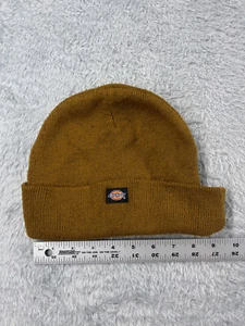 Dickies Beanie Toque Adult One Size Brown Knit 100% Acrylic Snow Workwear Ski - Picture 1 of 8