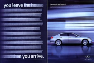 Infiniti Car 2005 anuncio de revista de 2 páginas - Imagen 1 de 1