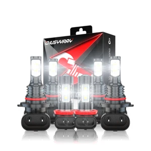 Faros LED altos/bajos + luces antiniebla para Toyota Corolla 2010 2011 2012 2013 2014 - Imagen 1 de 12