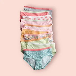 SO Girls 10-Pack Hipster Panties Size 14 Floral NEW - Picture 1 of 2
