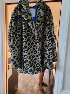 NVLT Faux Fur Animal Print Coat. Sz 3X NWOT - Picture 1 of 1