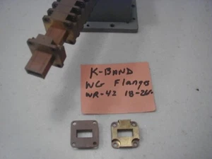 K Band WR-42 (18-26 GHz) Waveguide Flange Fancy! - Picture 1 of 2
