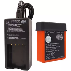 New 2.1Ah BA223030 Battery / 110V Battery Charger For HBC Crane Remote Control - Picture 1 of 19