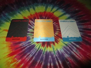 3-GRATEFUL DEAD BACKSTAGE PASS STANLEY MOUSE ALTON KELLEY EGYPT 3 PYRAMIDS-NR - Picture 1 of 2