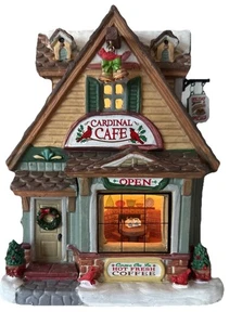 Lemax Cardinal Cafe #05628 With Box And Light - Picture 1 of 17